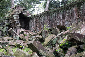 The ruins of "Ta Prohm" in Angkor, Siem Reap, Cambodia.