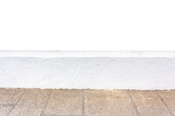white wall and floor