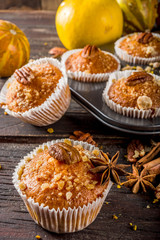 Homemade Autumn Pumpkin Muffins