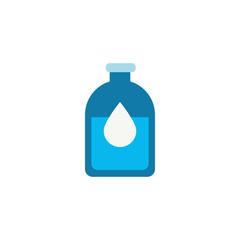 water bottle flat style icon