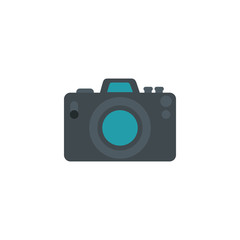 photographic camera detailed isolated icon
