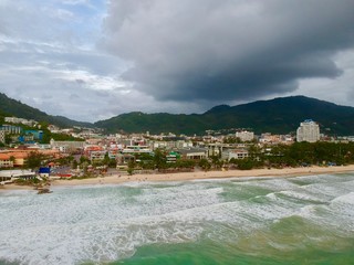 Aerial View of Patong Phuket Thailand