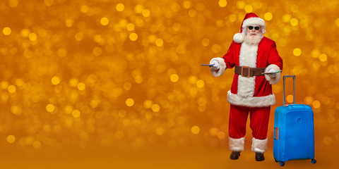 Obraz premium tourist winter adventures