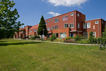 Modern Dutch architecture. Houses. Residential housing. Netherlands. © A