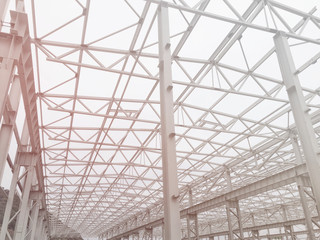 Metal frame of prefabricated multi storey building