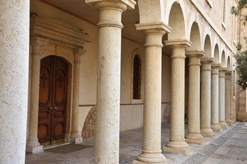Naklejka premium Side Arcade, St George Greek Orthodox Cathedral, Beirut, Lebanon
