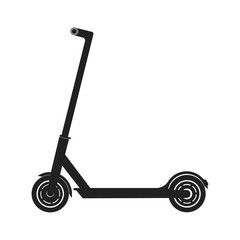 Electric Scooter Icon isolated on white background. Illustration Vector