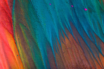 Hand drawn gouache painting. Abstract art background. Color texture.