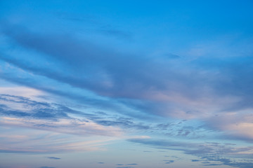 white and grey clouds in a blue sky