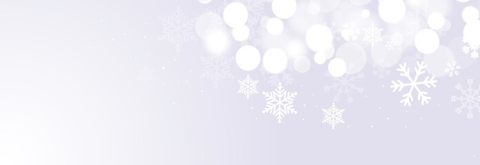 sfondo, elegante, argentato, natale, fiocchi di neve  © xyz+
