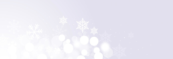 sfondo, elegante, argentato, natale, fiocchi di neve  © xyz+