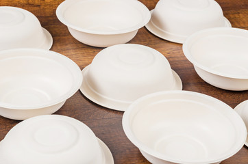 Environmental eco friendly natural compostable food container.