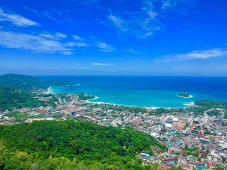 Aerial Views of Big Buddha Phuket Thailand