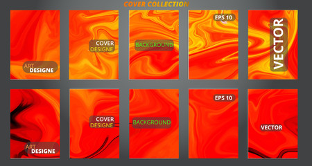 Set abstract marble modern designe.Splash acrylic colored bright liquid.With copy space.For sale flyer,cover,presentatiton,print,business cards,calendars,invitations,sites,packaging. Copy space. 