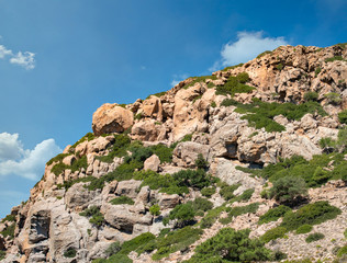 Gebirge im Landesinneren auf der Insel Kos Griechenland