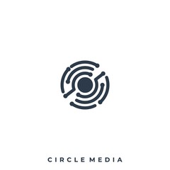 Abstract Letter Illustration Vector Design template