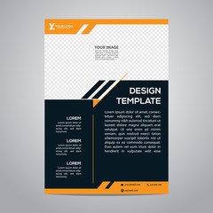 flyer brochure poster modern design template abstract business print