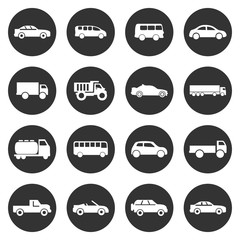 car icon, bus, ambulance icon vector design symbol 