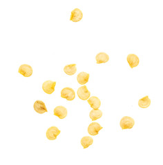 Paprika seeds isolated on a white background