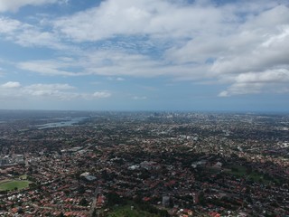 Aerial Views of Sydney City and Suburbia