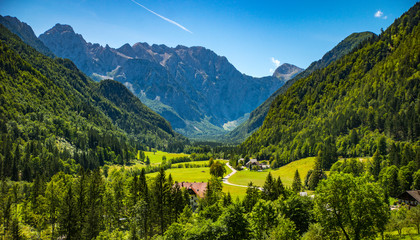 Logar valley in summer, Slovenia - 305696693