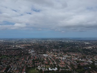 Aerial Views of Sydney City and Suburbia