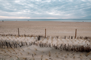 Dunes on the beach in Hel