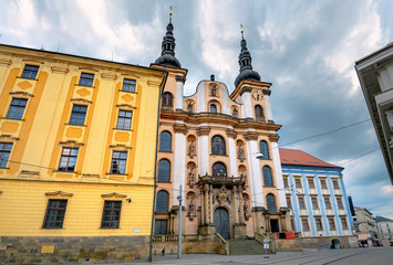 Obraz premium Church Our Lady of Snow (Kostel Panny Marie Snezne) in Olomouc. Czech Republic