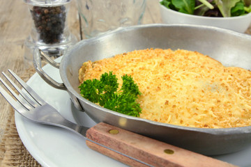 dish of hachis parmentier on a table