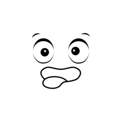 Emoji, tease icon. Simple line, outline vector of cartoon face icons for ui and ux, website or mobile application