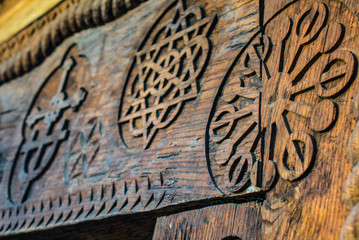 The Unesco wooden church from Budesti (Maramures/Transylvania/Romania)	
