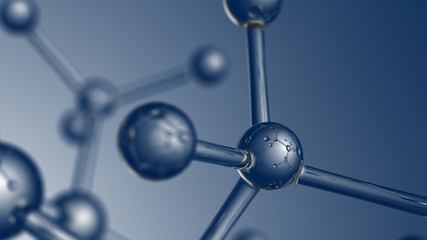 Molecular structure of microcrystalline molecular model