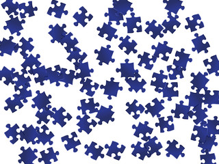 Game mind-breaker jigsaw puzzle dark blue parts 