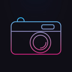 Camera nolan icon. Simple thin line, outline vector of party icons for ui and ux, website or mobile application