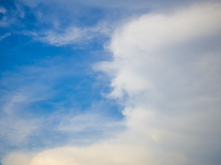 Sky with clouds,Blue skies, white clouds ,The vast blue sky and clouds