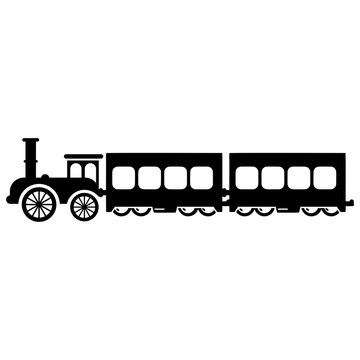 train railway icon vector design symbol
