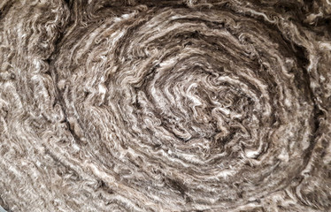 old felt rolled up for background