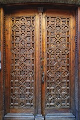 Vintage door of a house
