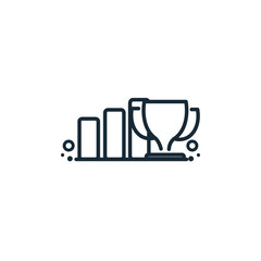 startup infographic line style icon