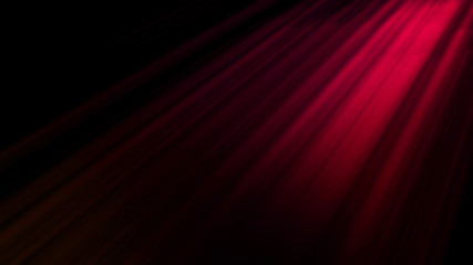 3D rendering of volumetric rays of light shining from above, penetrating through a thick air curtain