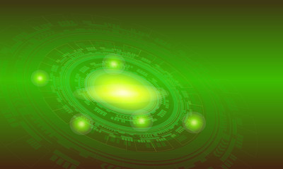 Virtual technology vector background. Eps 10