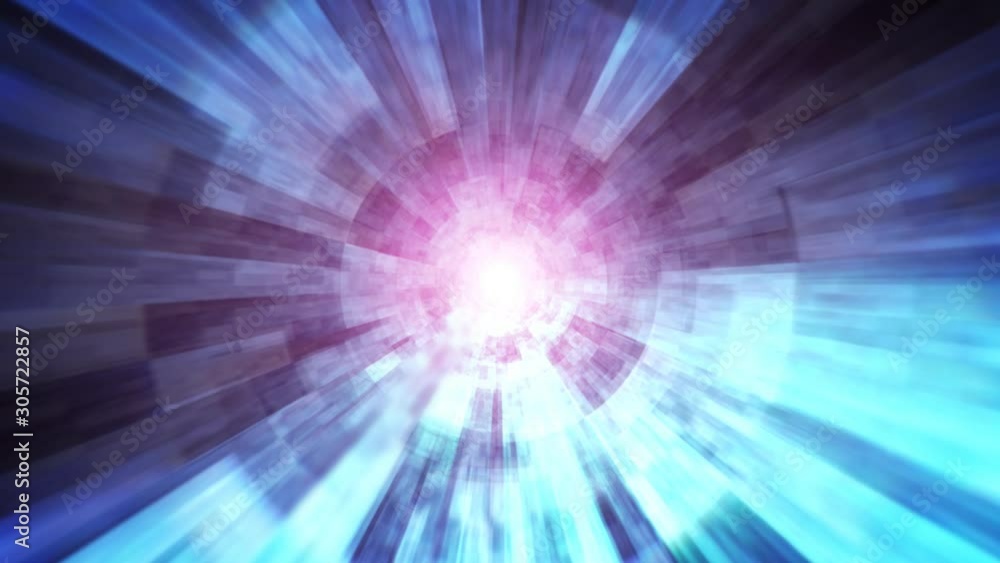 Poster abstract scifi space vortex seamless loop/ 4k animation of a fantastic fantasy vortex background wit