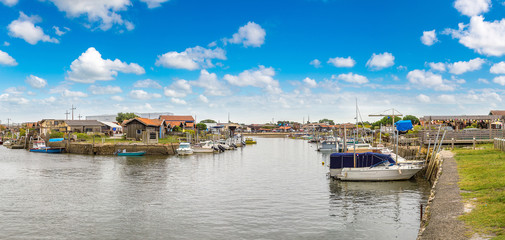 Oyster village in Arcachon Bay