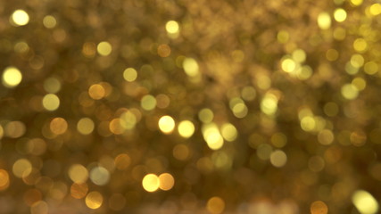 abstract background natural festive gold bokeh