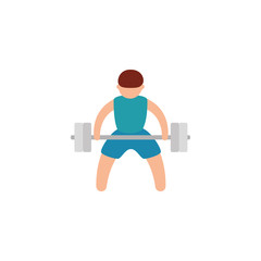 man lifting weight workout accessory