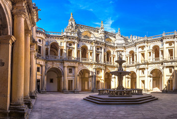 Fototapeta premium Medieval Templar castle in Tomar
