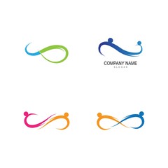 Infinity Design,Infinity logo Vector icon template