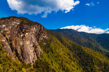 Taktshang Goemba, Taktsang Palphug Monastery or Tiger's Nest Monastery, the most famous Monastery...
