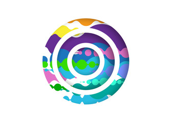 Abstract logo design. Vector illustration.