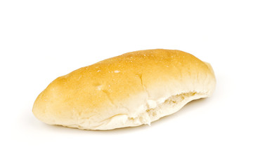 banh mi - hot dog bun or vietnamese bread isolated on white background